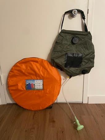 Camping Privacy Tent and Shower Bag 2