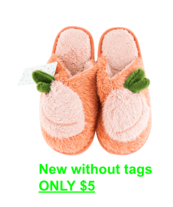 Fluffy slippers 1