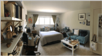 furnished master bedroom in a 3b3b apartment Menlo park(female) 1