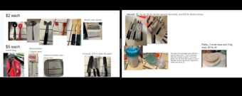 Kitchenware: Plates, utensils, produce storage containers, baking tool 3