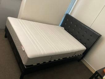 Ikea Bed Mattress + Frame 1
