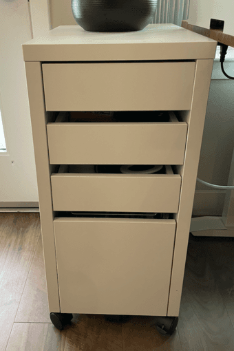 Ikea MICKE Drawer unit/drop file storage 1