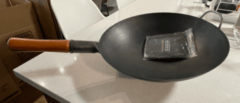 Yosukata Carbon Steel Wok pan 1