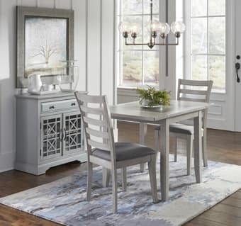 Modern drop-leaf dining table 1