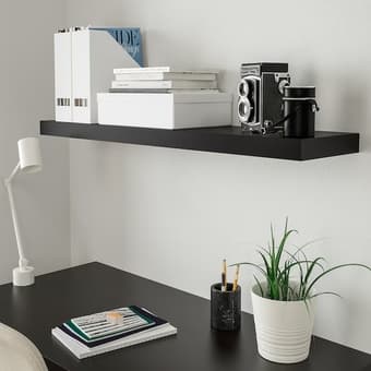 IKEA Lack Dark Brown - floating shelf 2