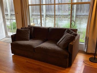 Crate & Barrel Lounge Deep Sofa Couch 93" 1