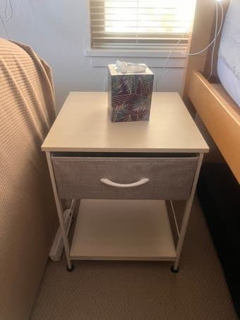 Moveout Sale: nightstand, glasses, cups, and more 1