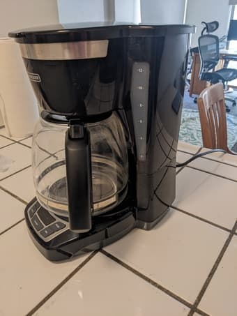 Black+decker coffee maker 2