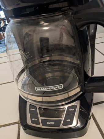 Black+decker coffee maker 3