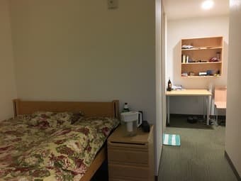 Stanford on-campus housing, junior studio 1