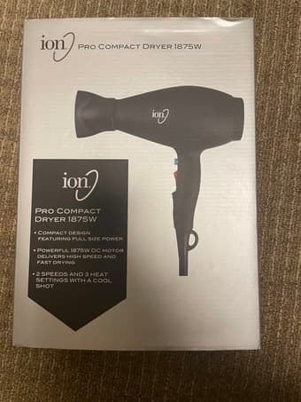 ion pro compact hair dryer 1
