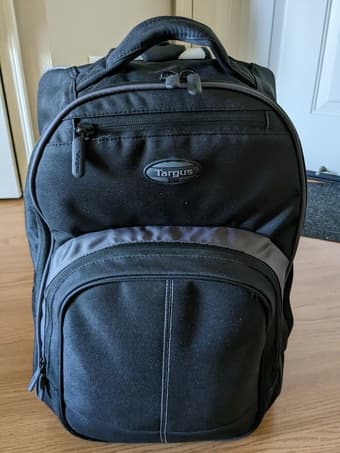 Targus compact rolling backpack for business, 16inch, originally $90 1