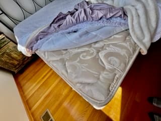 Queen Bed Mattress & Frame 3