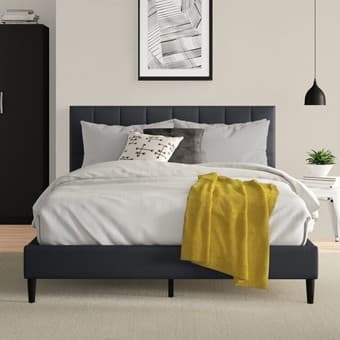 Upholstered Bed / Queen (mattress included) 1