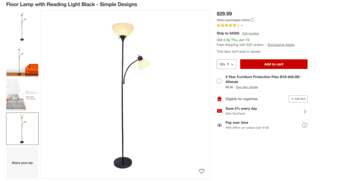 floor lamps, baking cooling rack, Mini Loaf Pan, Clothes Steamer 1