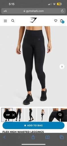 GYMSHARK FLEX HIGH WAISTED LEGGINGS *BRAND NEW* (SIZE XS) 5 PAIRS 1