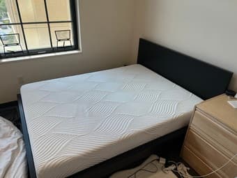Queen Bed (Frame + Memory Foam Mattress) 2