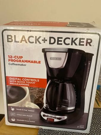 Black+Decker coffeemaker 1