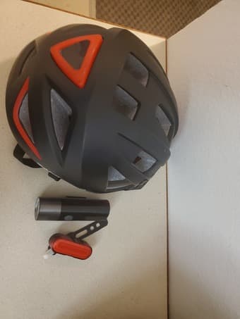 Mini Velo + Helmet, front & back lights, U-lock / for under 5.2" 2