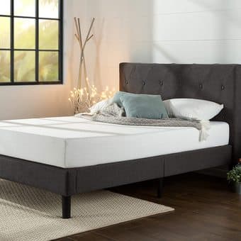 Queen Bed w/ Bed Frame 1