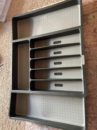 madesmart utensil/silverware organizer 1