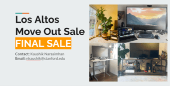 Moving out sale - Selling household items, most under $100 1