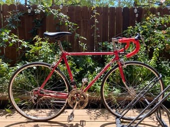 Red Schwinn Road Bike 1