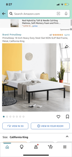 California King Bed Frame 1