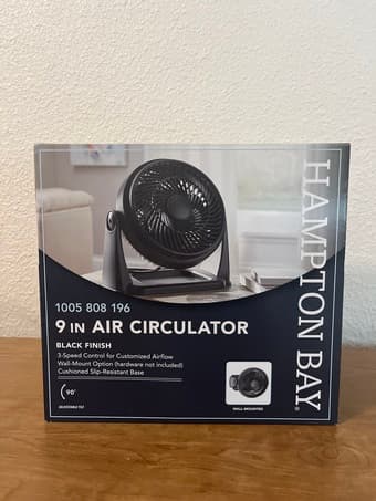 9 in Air Circulator FAN 1