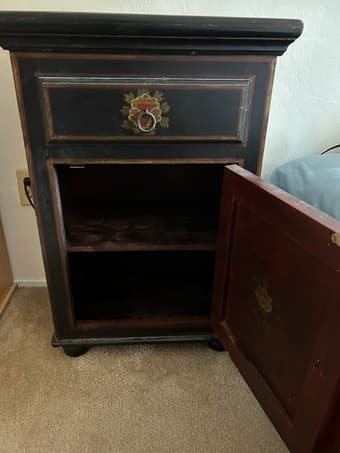 Wooden nightstand 3
