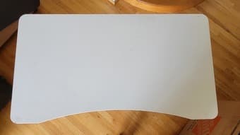 White standing desk (Container Store) 3