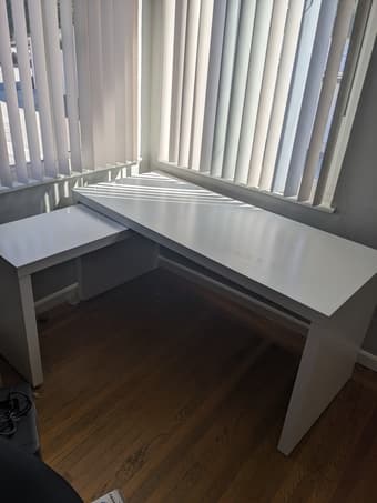Ikea Malm Desk with Pull-Out Panel 1