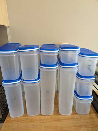 pantry storage, organizer; spice jars 1