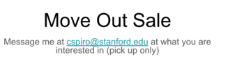 SUMMER MOVE OUT SALE ! ! ! ! ! 1