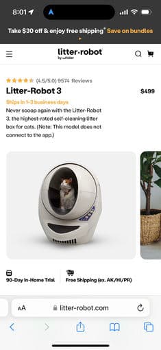 Cat Litter Robot Series 3 3