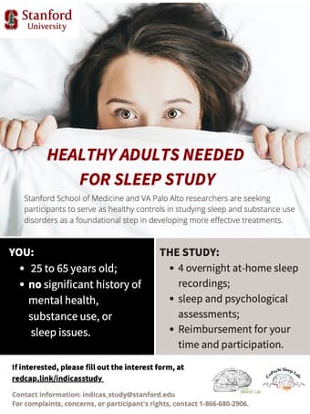 Healthy Adults Needed For Sleep Study 1