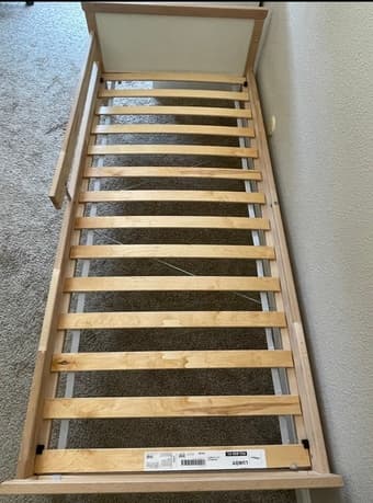 Kids bed with mattress 1