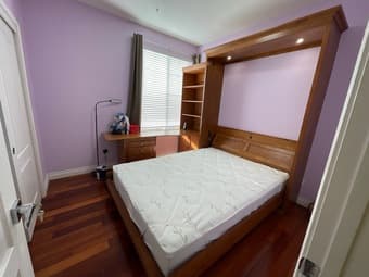 Bedroom with Murphy Bed and Shared Bath in Cupertino 2