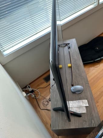 50 inch TV (LG) and TV stand - $75 3