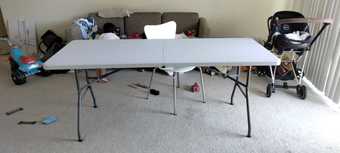 Target Foldable Picnic Table - great for having friends over! 3
