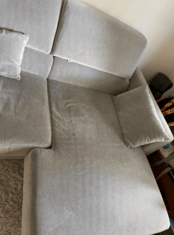 IKEA SLATORP L shaped, dark grey couch 2