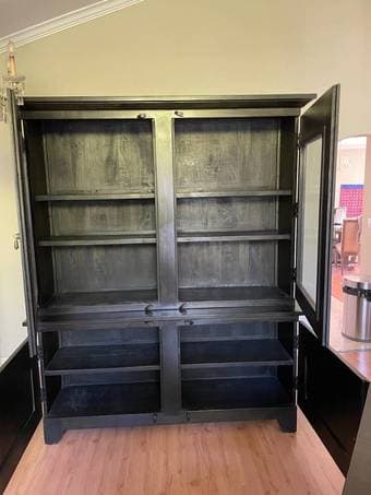 Crate and Barrel China cabinet and buffet - $750 3