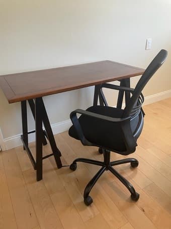 Desk and office chair 1