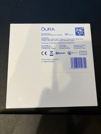 Oura Smart Ring (Heritage Silver) - Size 8 3