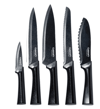 [LIKE NEW] CuisineArt Knife Set 10-piece with Blade Guards 1