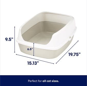 Open cat litter box, cleaned and free 1