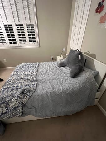 IKEA mattress & memory foam topper 3