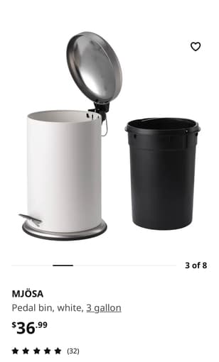 IKEA trash bin 3 gallon 1
