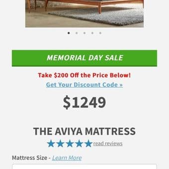 Aviya Queen mattress ($1500, selling at $60) 1