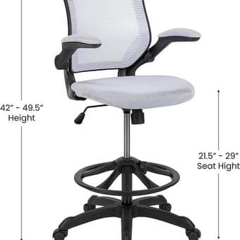 Height adjustable Ergonomic Chair ($160 bought, selling for $80) 3